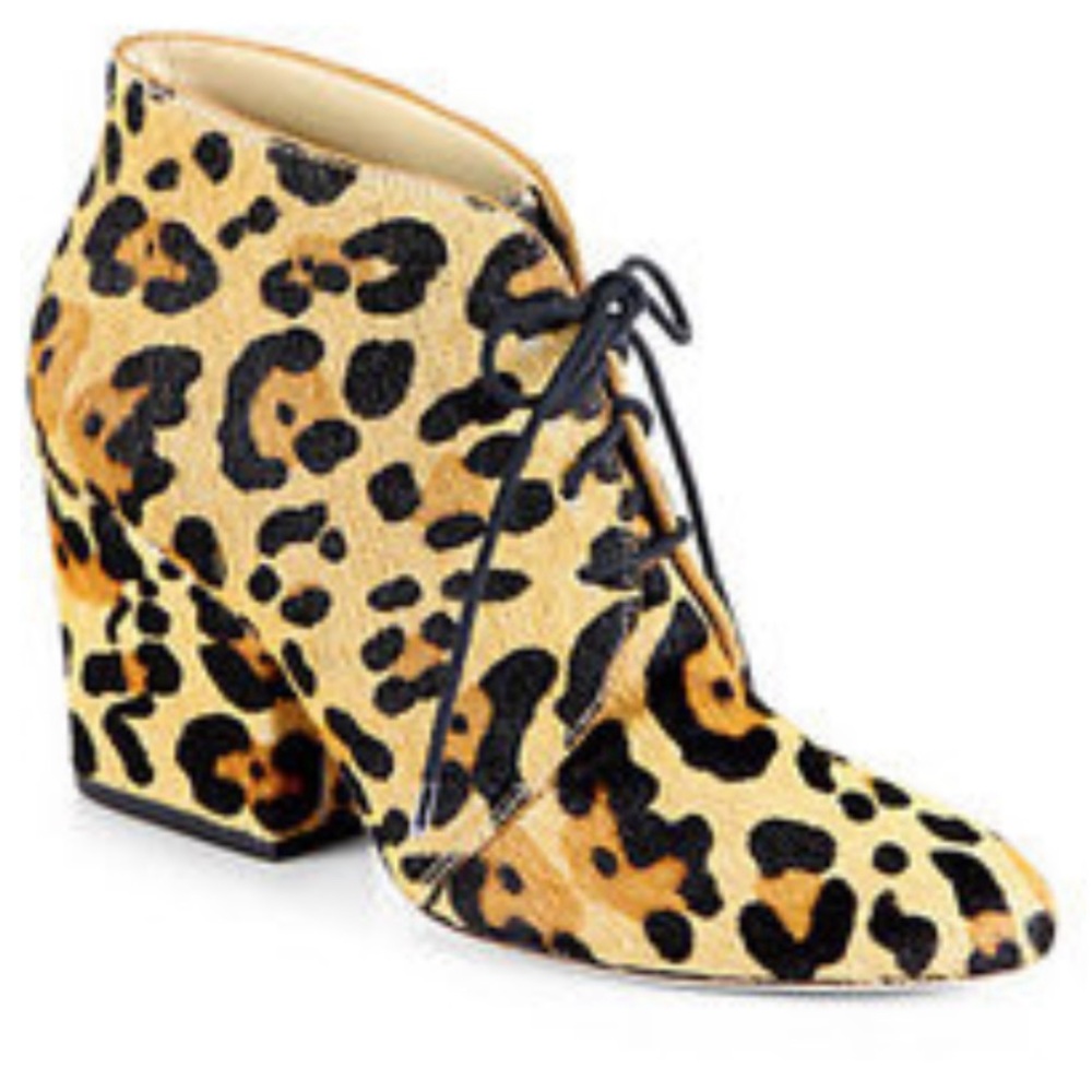 Kate Spade NY Roger Leopard Calf Skin Ankle Boots